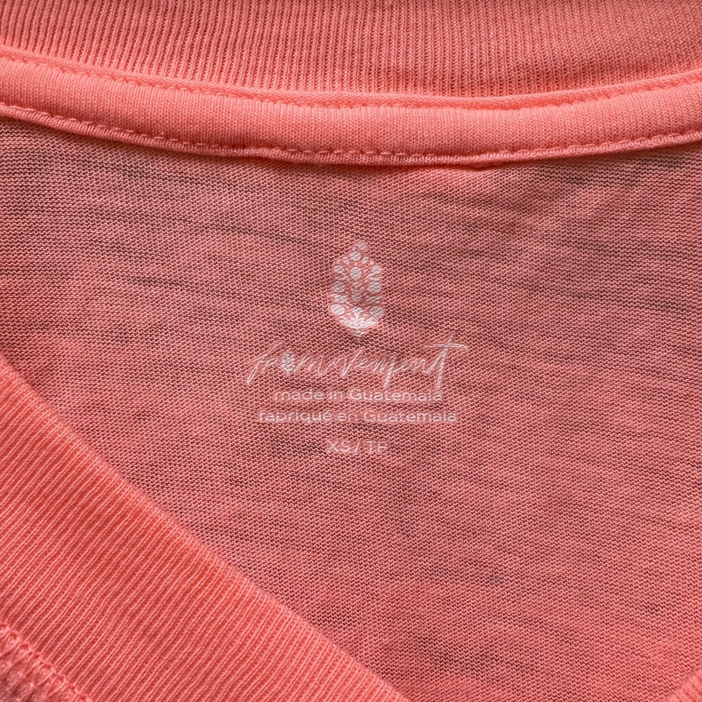 GUC FP Movement by Free People Coral Short Sleeve Tee